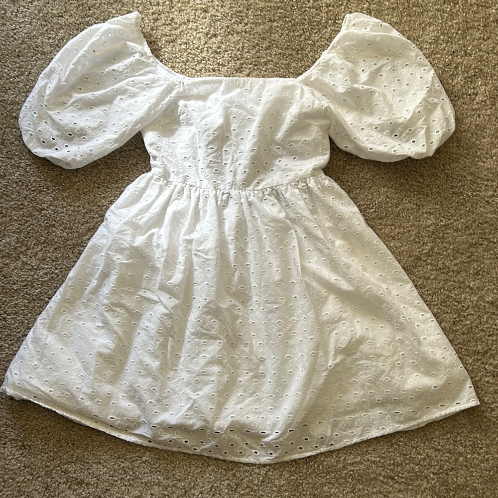 Target White Dress with Bell Sleeves